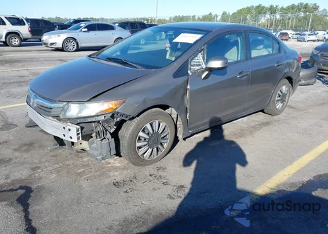 2012 Honda Civic Lx z USA, uszkodzony, nr VIN 19XFB2F53CE355064